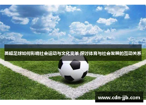 英超足球如何影响社会运动与文化变革 探讨体育与社会发展的互动关系