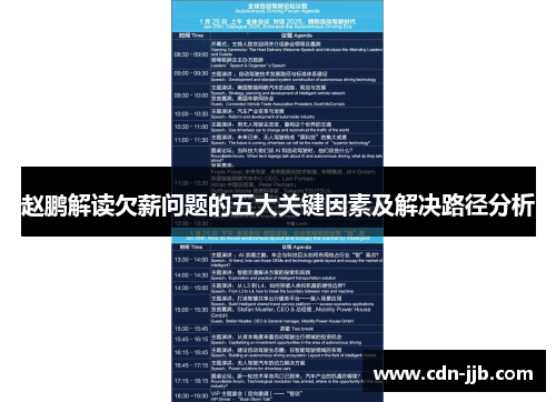 赵鹏解读欠薪问题的五大关键因素及解决路径分析